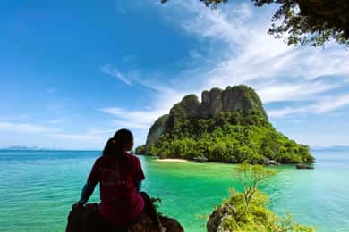 From Aonang: 4 Islands one day tour with Lunch
