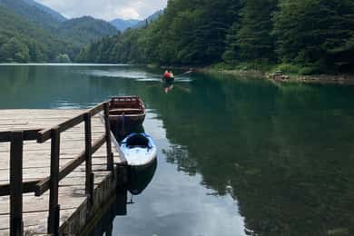 Биоградское озеро, северный город Колашин и каньон (река) Морака.