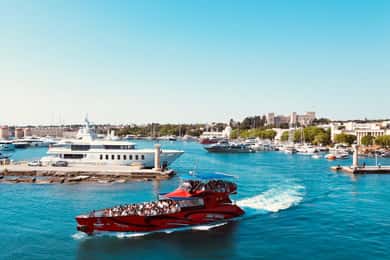 Kiotari, Lardos, Lindos: High Speed Boat Trip to Rhodes Town