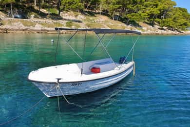 Cavtat: 4 órás csónakbérlés