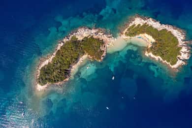 Ksamil: Excursión en barco a las 5 islas de Ksamil y las islas gemelas
