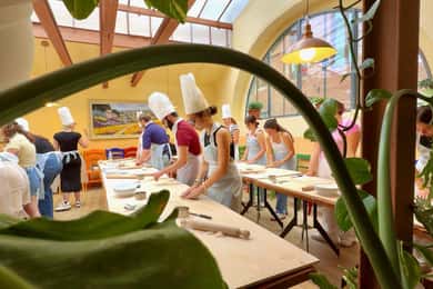 Siena: Pasta en Tiramisu kookles met wijn