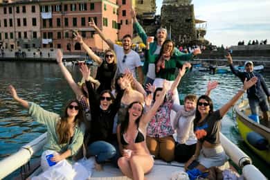 A unique experience of the Cinque Terre by sea.