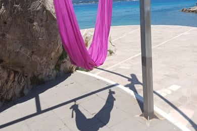 Dubrovnik : cours de fitness aérien privé sur la plage