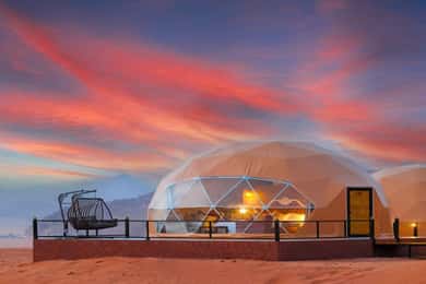 Visite privée d'Amman, Petra, Wadi Rum et la mer Morte, 2 jours Bubble