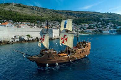Från Dubrovnik: Galleonkryssning på Elaphitiöarna med lunch