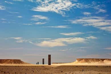 ドーハ西海岸ツアー、リチャード・セラの彫刻、RockDunes