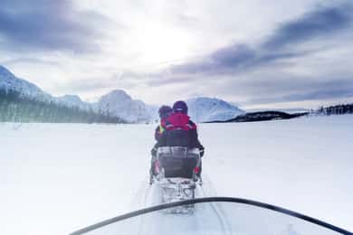 Tromsö: Snöskotersafari och eventuell norrskenstur