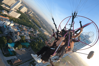 Pattaya: Playa + Ciudad Vuelo panorámico en Paramotor por BFA