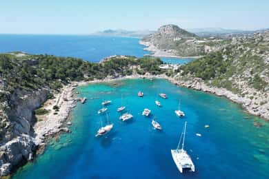 Faliraki: Boat Trip to Afandou Caves, Anthony Quinn & Ladiko