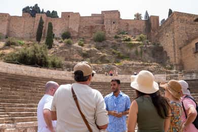 Malaga Walking Tour, Roman Theater and Alcazaba in small group with Tickets