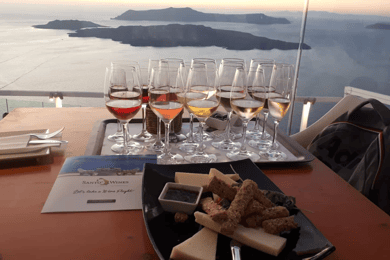 Tour particular de 6 horas em Santorini com degustação de vinhos