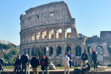 Rome Colosseum Guided Tour & Tiber River Boat Hop on Hop Off