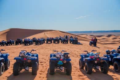 Merzouga: Eventyrlig quadbike-safari og sandboarding