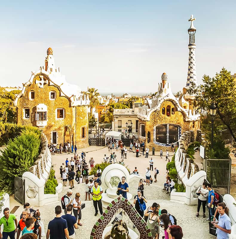 Park Güell: ingresso de entrada