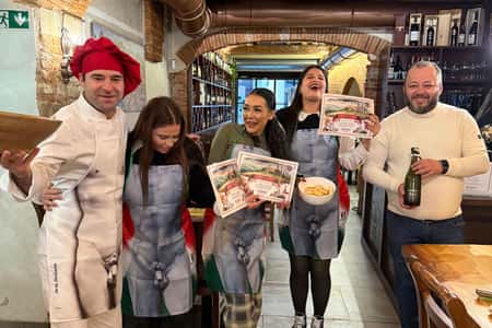 Florence: Tiramisu & Pasta Making Class with Unlimited Wine