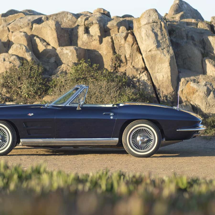 Monterey & Big Sur: '64 Corvette Stingray Convertible Rental