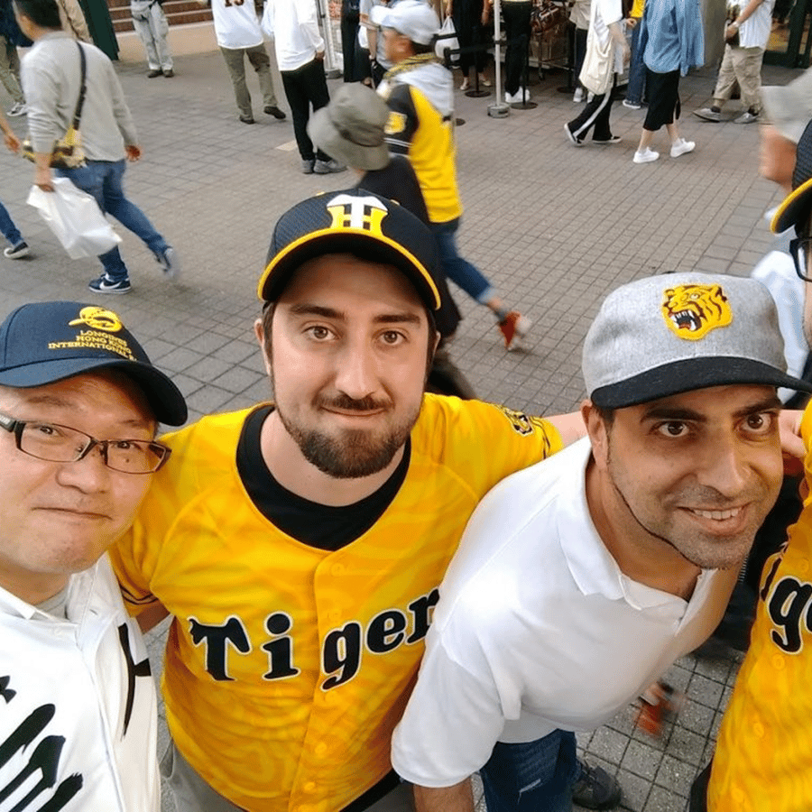 Tokyo : Baseball/Football Match with Local Fan (with TICKET)