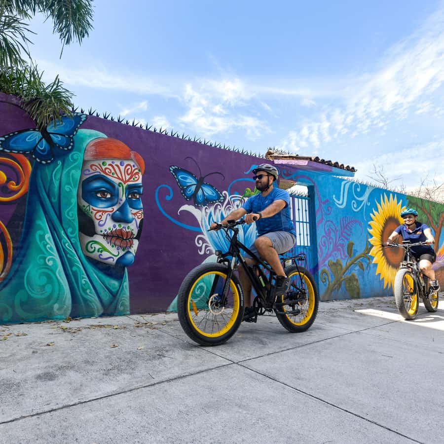 Tour Puerto Vallarta by E-Bike Taco Tasting and Tequila Tasting