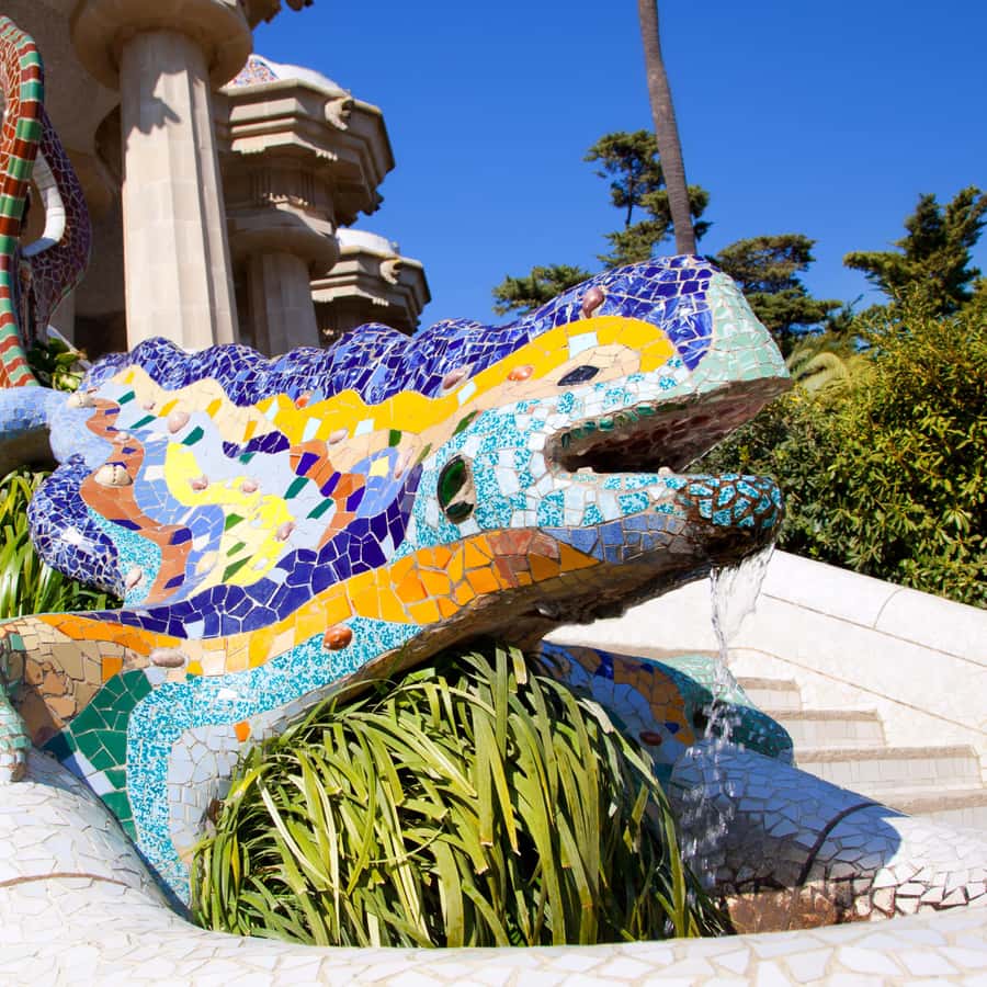 Park Güell Gaudí Barcelona グエル公園ガイドブック