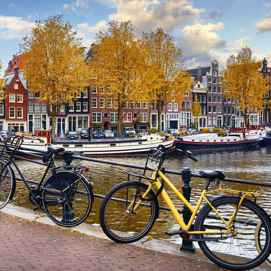 Amsterdam Bici Tandem Da Viaggio Tour In Bicicletta Del Centro