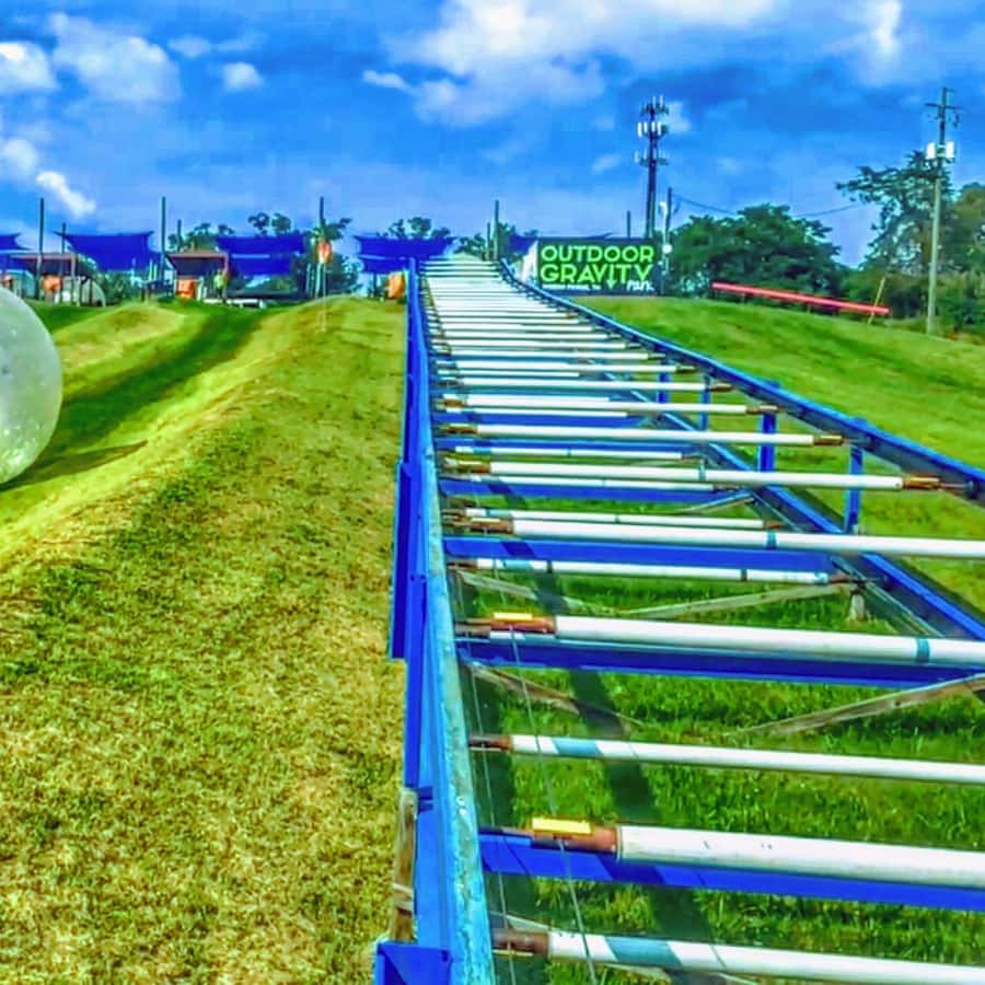 Pigeon Forge: Outdoor Gravity Park Zorbing Experience