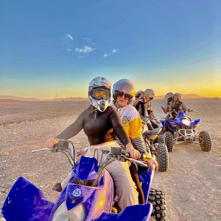 Marrakech: Agafay Desert Quad & Camel Rides with Dinner Show