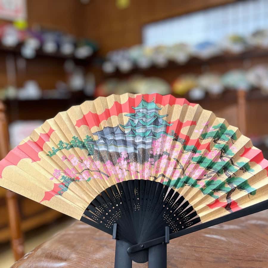 刀剣の業物 歴代列位者 扇面　巨大うちわの置物　古代飾り歴史物 刀剣の業物 歴代列位者 扇面 巨大うちわの置物 古代飾り歴史物