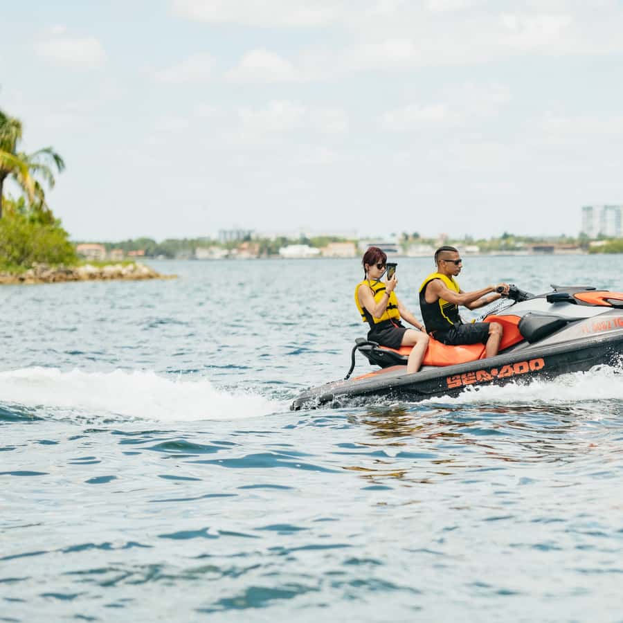 Miami: Jet Ski & Boat Ride on the Bay