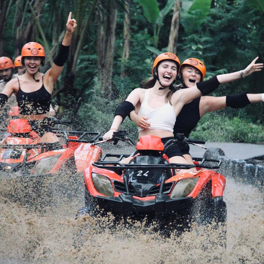 Ubud: ATV Quad Bike, Zip-Line & Alas Harum Tour
