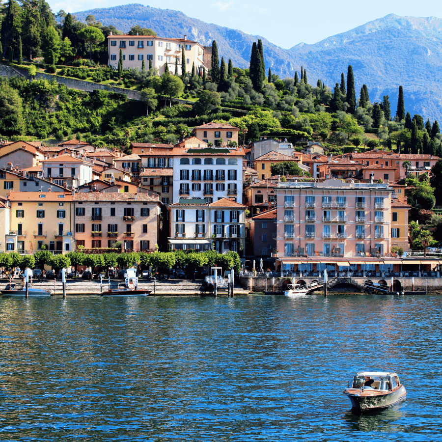 Bellagio: Lake Como Sunset Boat Tour with Prosecco
