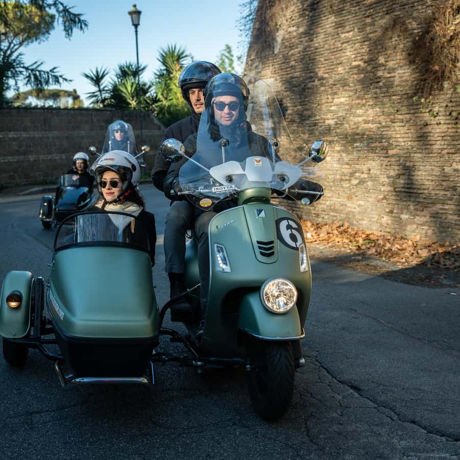 Rome: Evening Vespa Sidecar City Tour | GetYourGuide