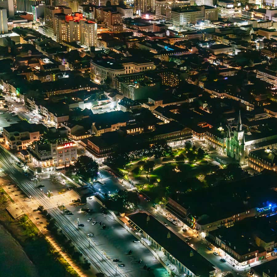 New Orleans: City Lights Helicopter Night Tour