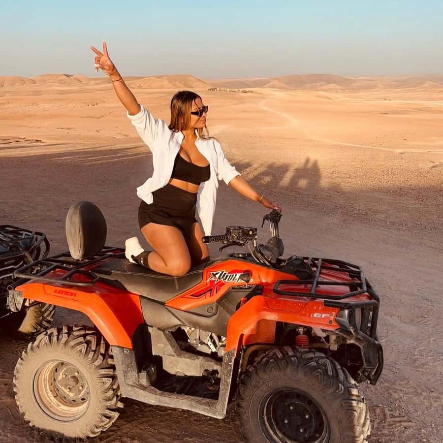 Marrakech: Agafay Desert Quad & Camel Rides with Dinner Show