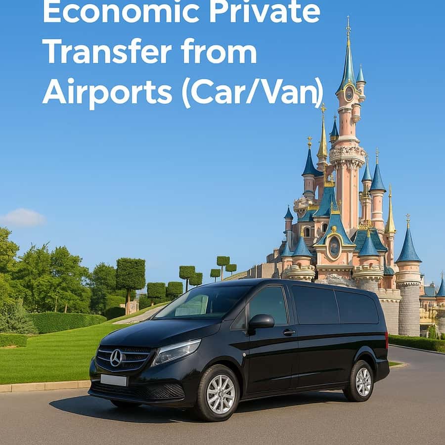Paris Airports: Economic Transfer to Disneyland (Car/Van