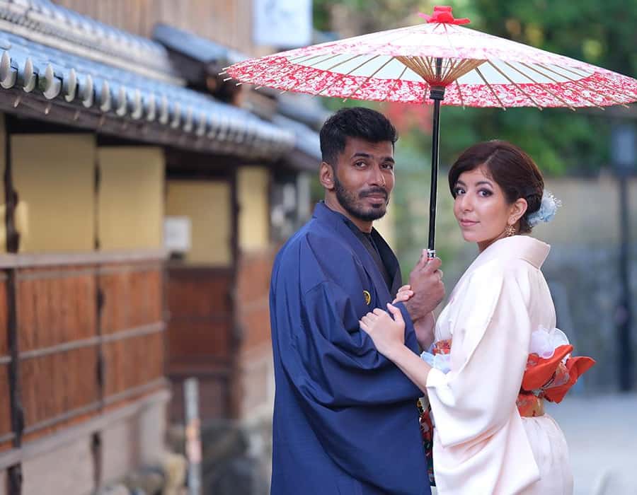 Kyoto Kimono Rental mimosa ｜Kimono/Yukata Rental Couple Plan