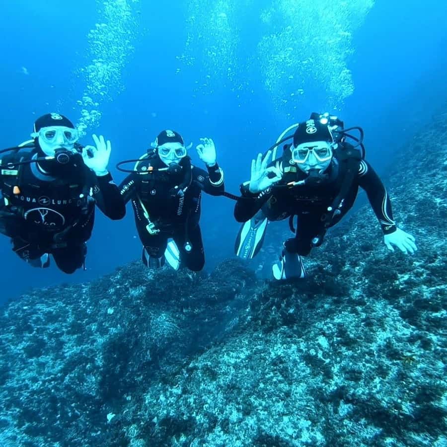 Malta, Scuba diving with instructor