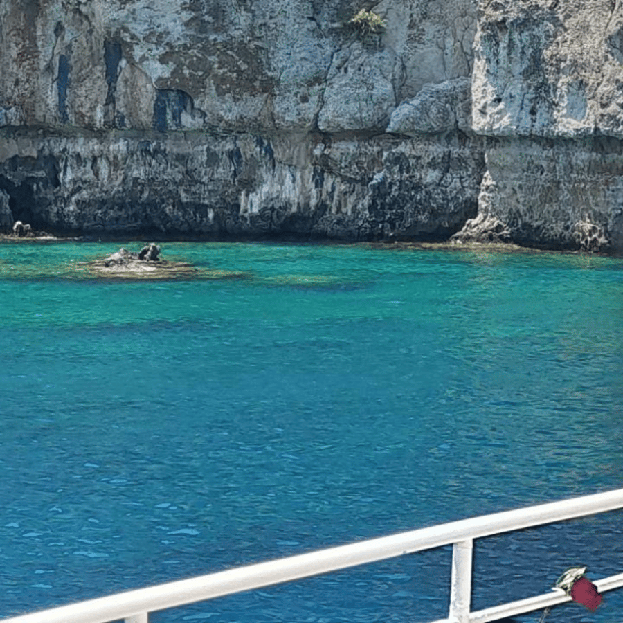Rhodes: Bay to Bay Swim Cruise with Greek Buffet and Wine