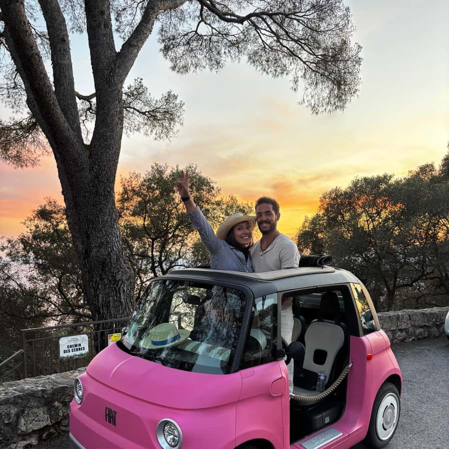 From Nice: Join a guide on an electric car ride along the French