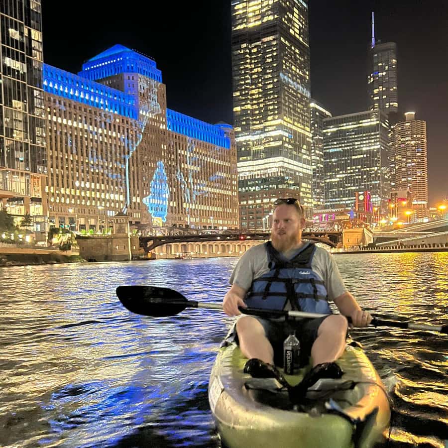 Chicago: Moonlight Paddle Tour on the Chicago River