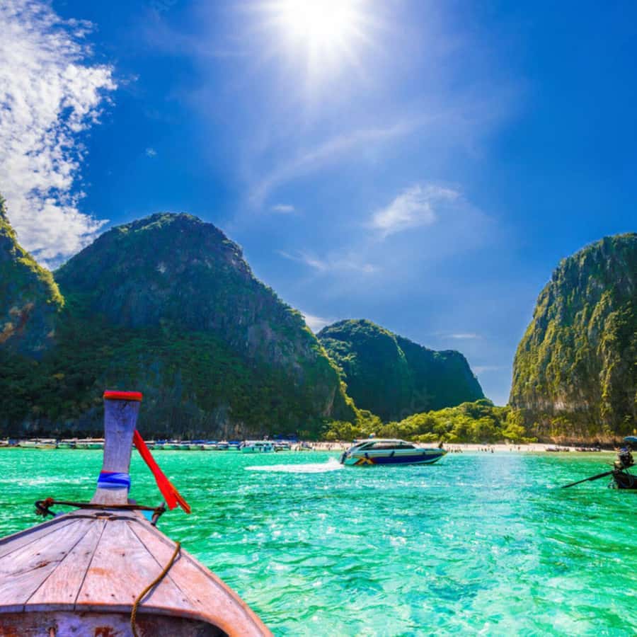 絵プーケットピピ島ケース付き