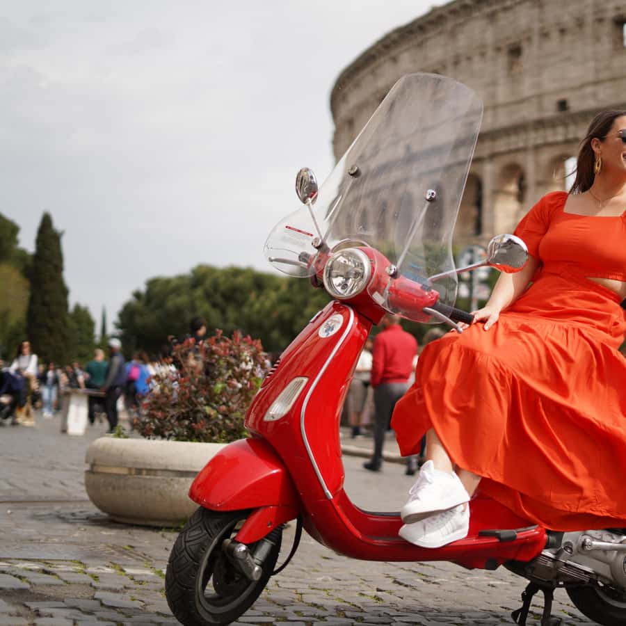 Rome: Photography service by Vespa Scooter GetYourGuide