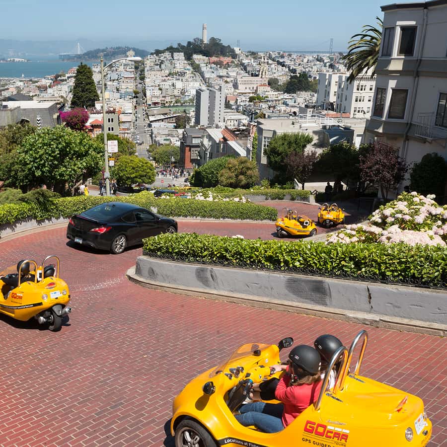 San Francisco: 3-Hour Early Bird GoCar Tour