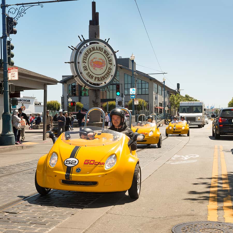 San Francisco: 3-Hour Early Bird GoCar Tour