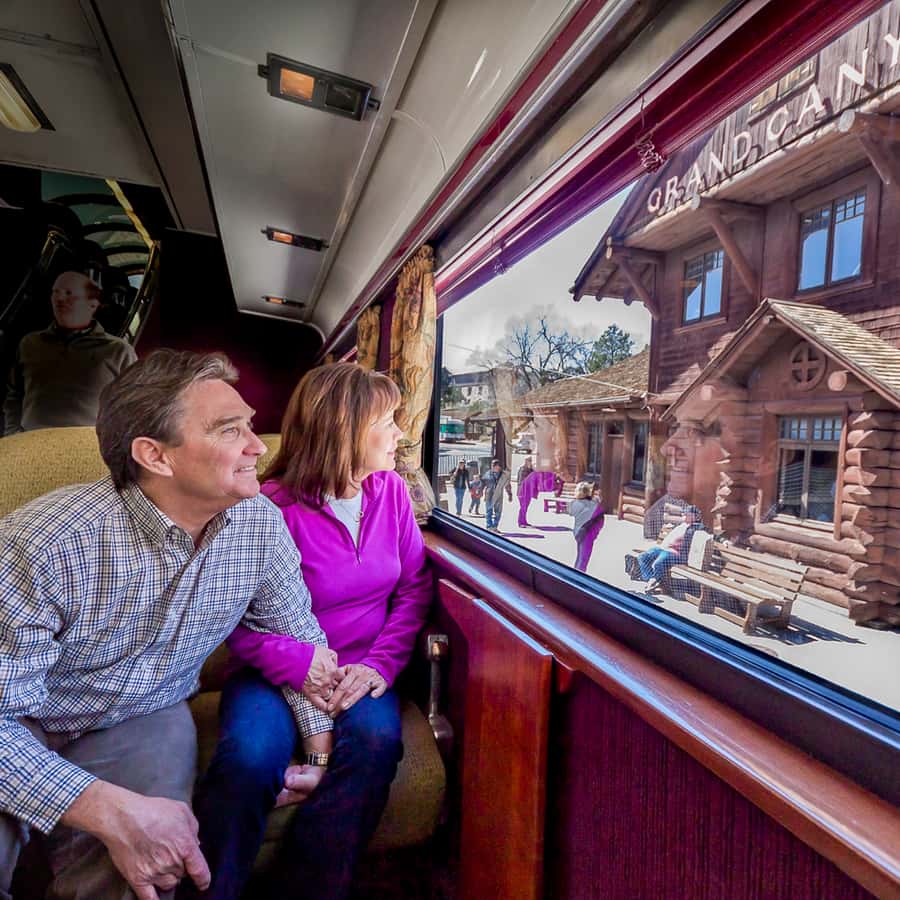 From Williams: Grand Canyon Railway Round-Trip Train Ticket