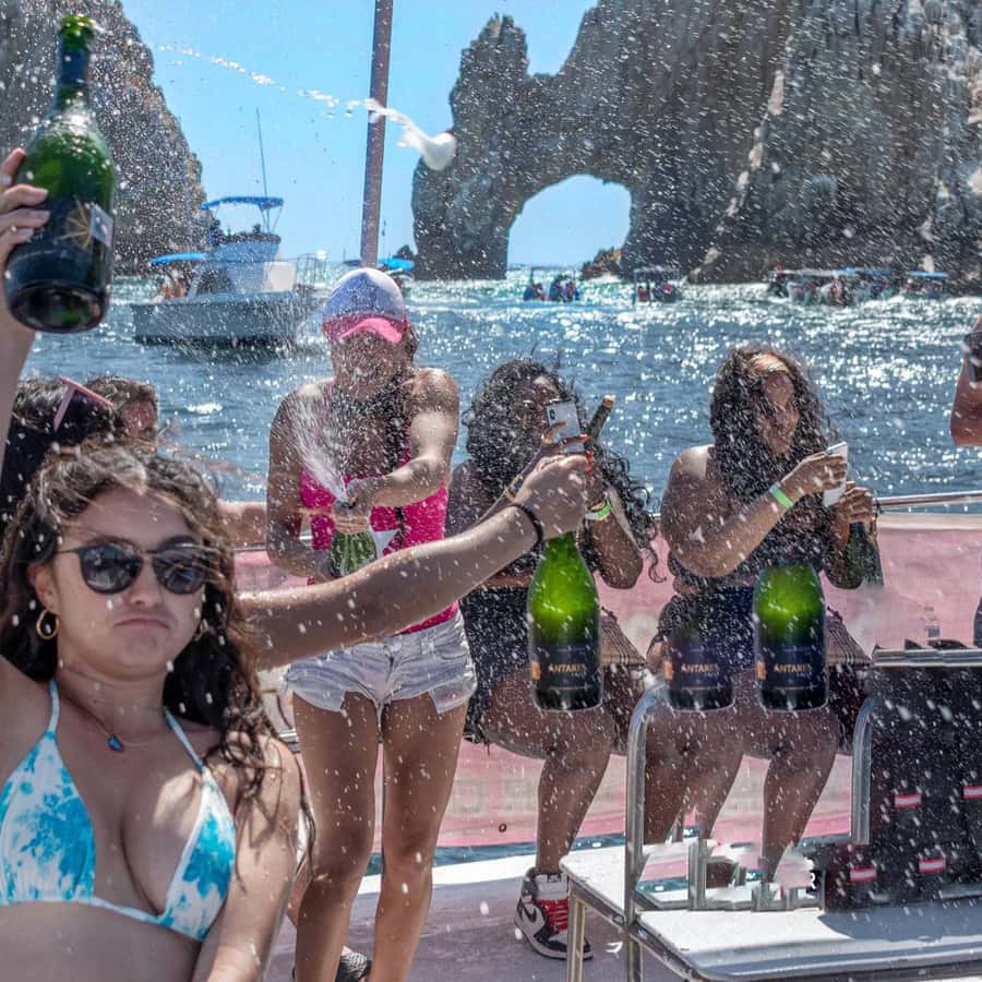 Cabo San Lucas: Adults-Only Boat Party with Drinks & Live DJ