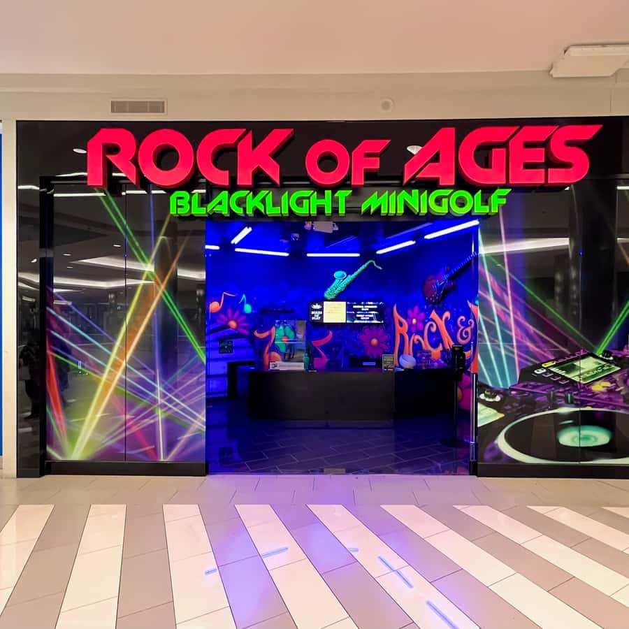 Mall of America: Rock of Ages Blacklight Mini Golf Ticket