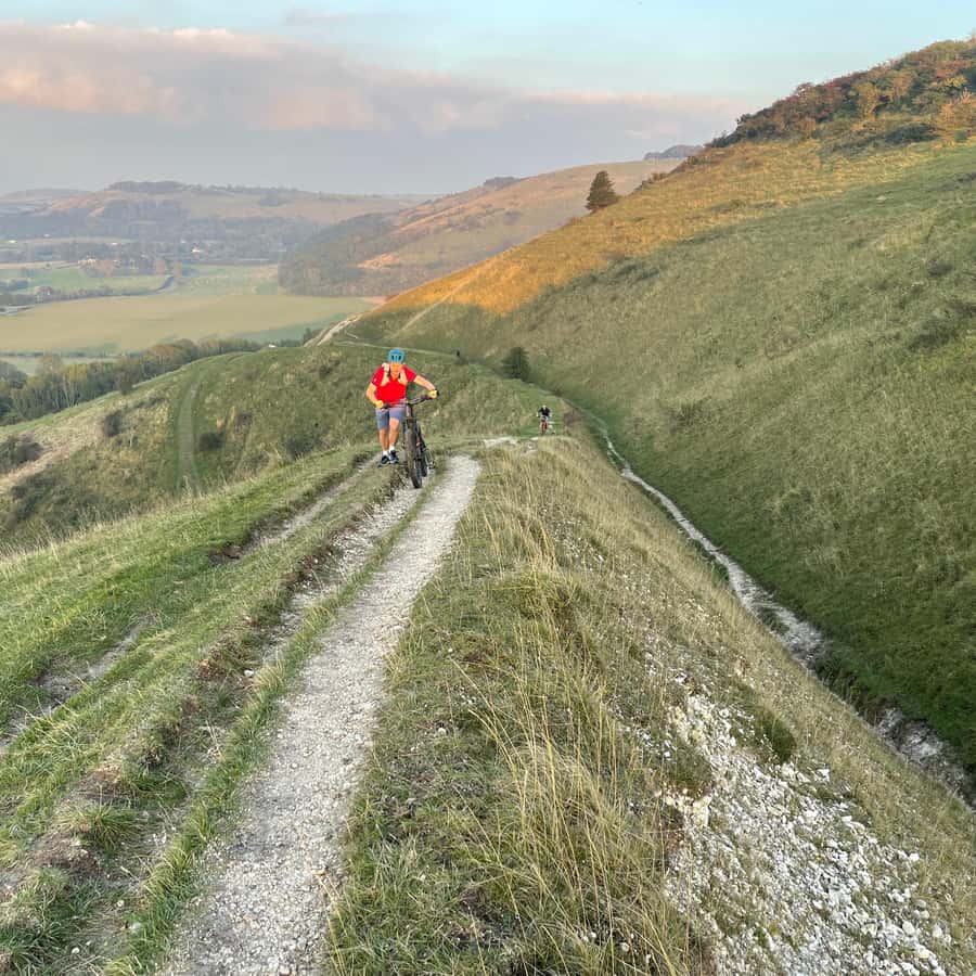 South Downs Way Hybrid Bike South Downs Way Cycle Route Map The