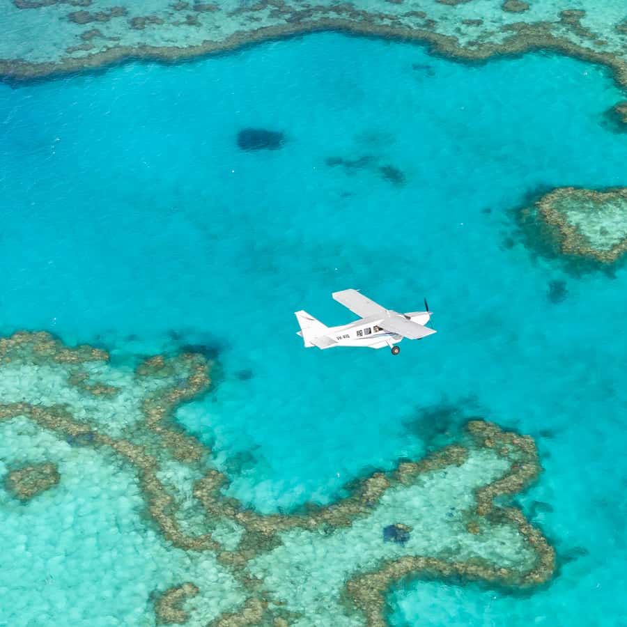 Airlie Beach: Fly Raft Package w Scenic Flight & Snorkeling