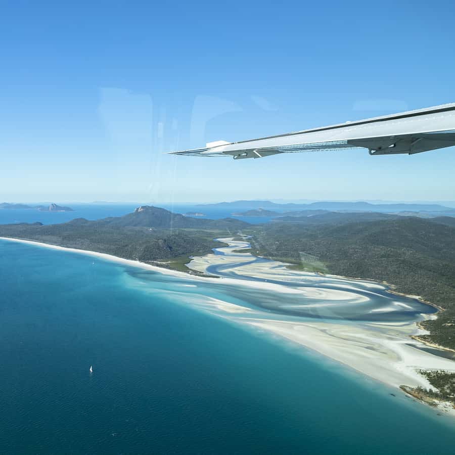 Airlie Beach: Fly Raft Package w Scenic Flight & Snorkeling